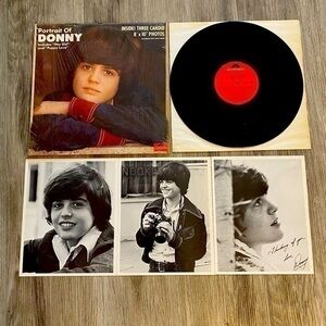 DONNY OSMOND ‘Portrait Of Donny’ vinyl lp album with 3 photos. 1972 MGM Records